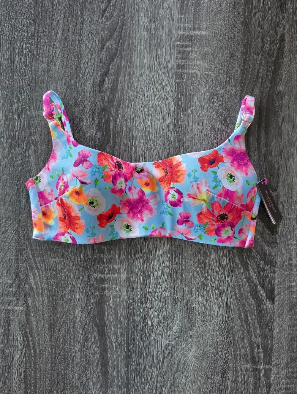 NWT Victoria's Secret Floral Pullover Bikini Swim Top